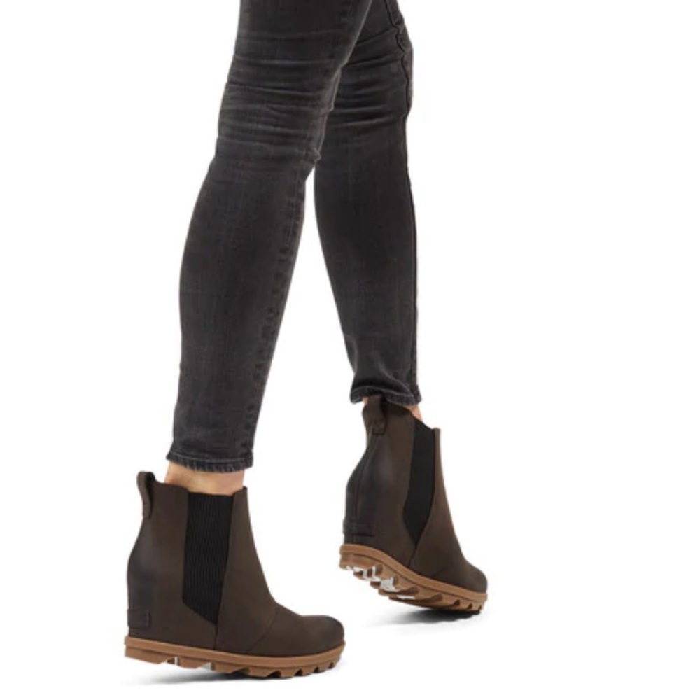 Sorel Joan Of Arctic Wedge II Chelsea Blackened Brown